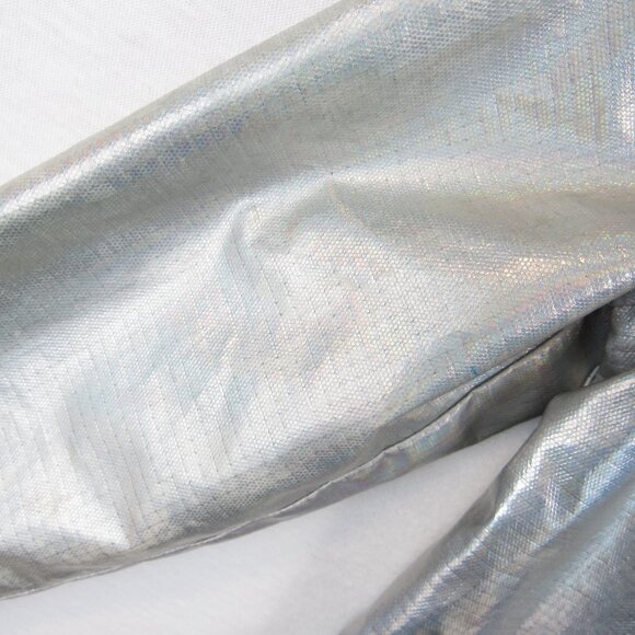 Cat & Jack Size 4t Toddler Girls Iridescent Rain Jacket Lightweight Snap Closure - Picture 8 of 14